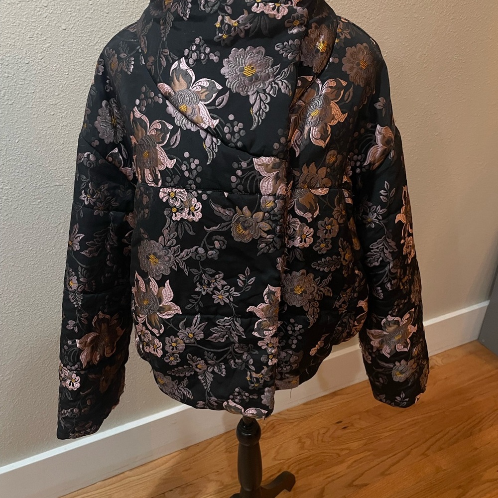 Free people embroidered floral jacket